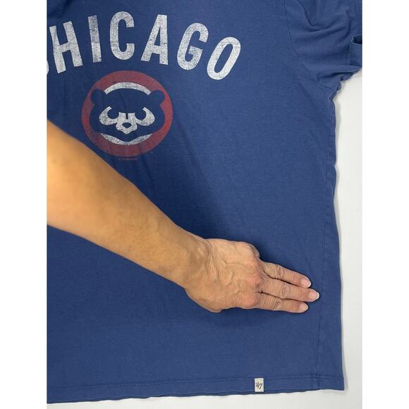Forty Seven Brand Chicago Cubs Tshirt Men's Size S Pre-Owned in good condition - Picture 4 of 8